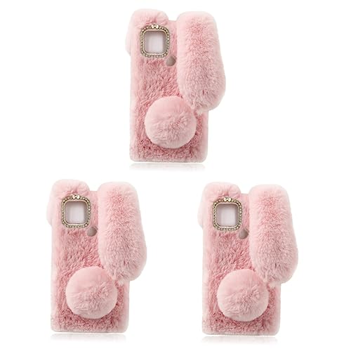 Coque de téléphone peluche compatible antichoc pour une protection élégante et tactile