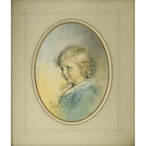 Portrait d'un garçon 1881 de Zorn - Grand tableau encadré pour décoration de salon