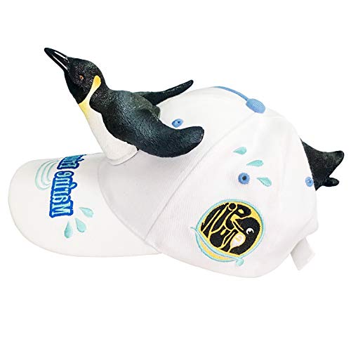 Adult Baseball Cap 3D Penguin Hat Men Women Adjustable Sun Protection Novelty Outdoor Crazy Hat Day Gift(56-58cm)