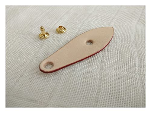 XIAO FAN Leather Zipper Puller For Luxury Purse Nature Color Leaf Sha (Color : Nature)