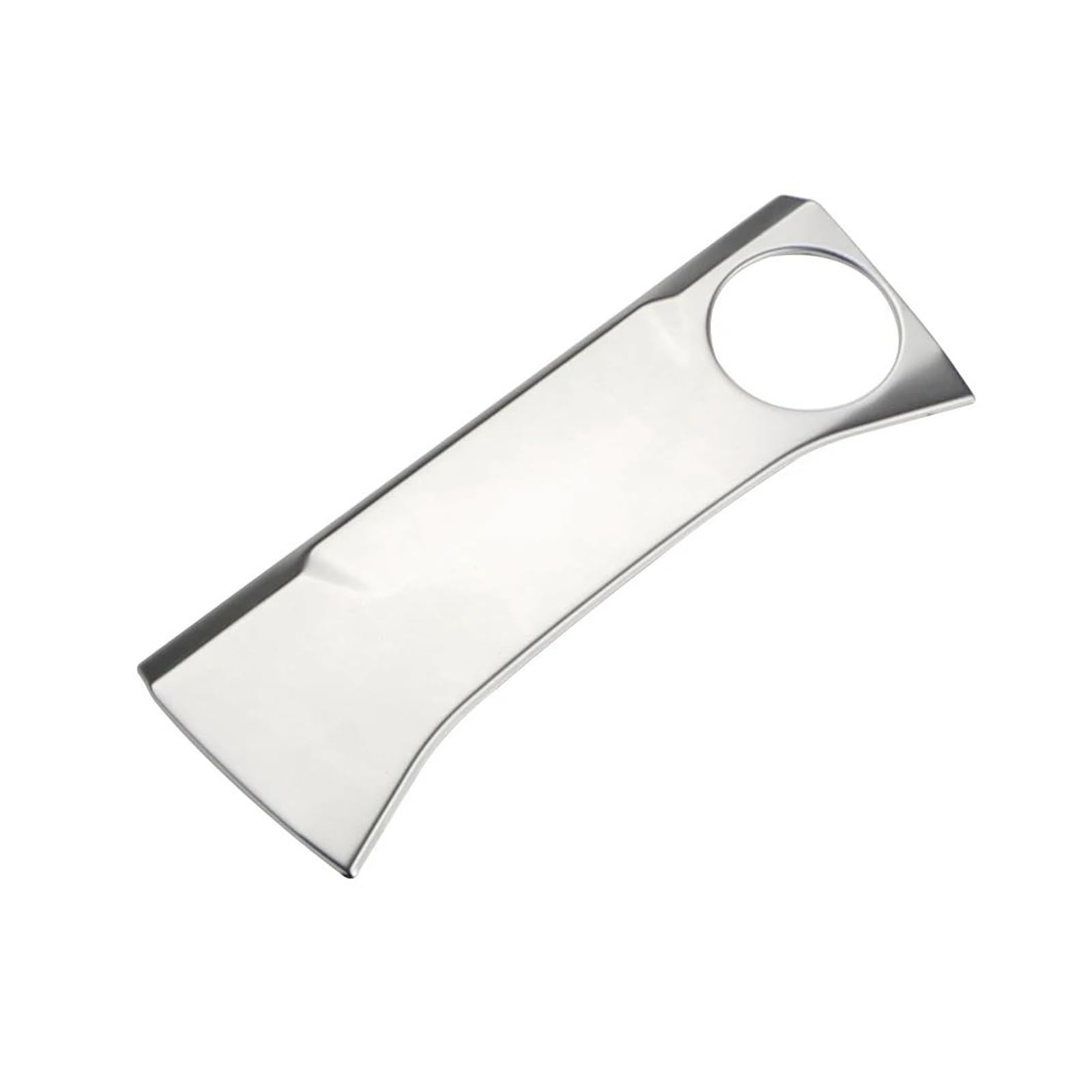 SQRHDF Car interior stickers Car Cigarette Lighter Panel Decoration Trim Sticker for VW T-cross Tcross 2018-2023 Interior Mouldings Trim Strip Line(Silver)