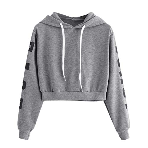 Lenfesh East Coast Sudadera con Capucha Mujeres Pullover Jersey Hoodie Sudaderas Cortas Casual