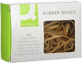Q Connect Assorted Rubber Bands, 100 g