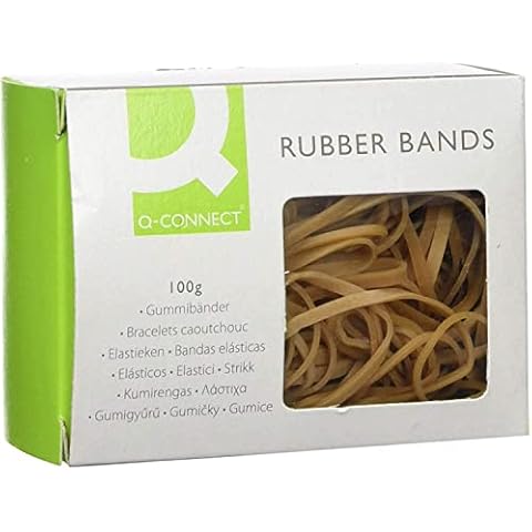 Q Connect Assorted Rubber Bands, 100 g Cover