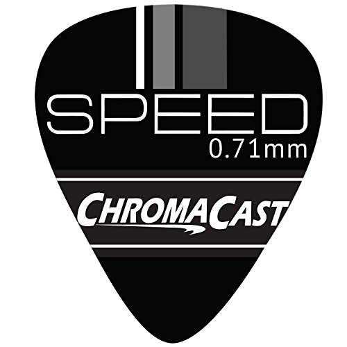 Chromacast Speed Series Celluloid Guitar Picks, Medium Gauge (.71Mm), Assorted Colors, 10 Pack (Cc-Cp-Speed-M-10A) #TOP1