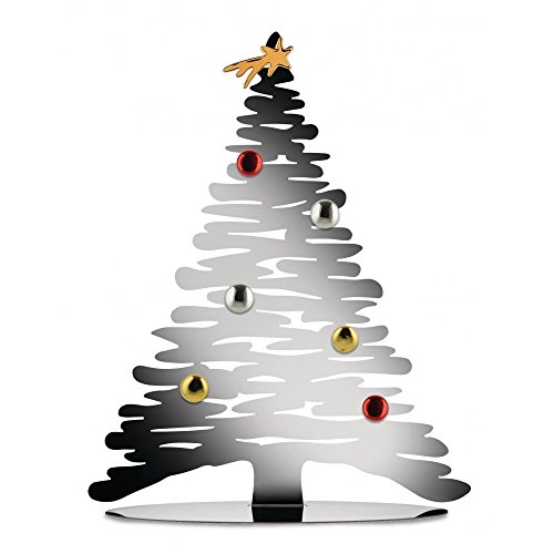 Alessi BM06 Bark for Christmas Weihnachtsschmuck - Edelstahl AISI 430 glänzend poliert mit Magneten aus Porzellan., 35,50 x 14,00 x 45,00 cm Stainless Steel Alessi BM06 Bark for Christmas Weihnachtsschmuck - Edelstahl AISI 430 glänzend poliert mit Magneten aus Porzellan., 35,50 x 14,00 x 45,00 cm Stainless Steel