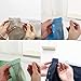 GFCGFGDRG Cortinas Opacas, Estrella Impresa Cortinas térmicas de Velcro Dormitorio con Aislamiento...