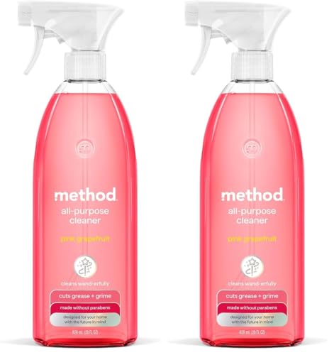 Method All-Purpose Cleaner, Pink Grapefruit, Perfect for Most Counters, Tiles,
