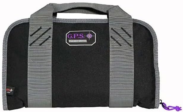 Double Compact Pistol Case with Mag Storage & Dump Cup Durable Safe Secure Handguns, Ammo & Shooting Accessories Carry Bag