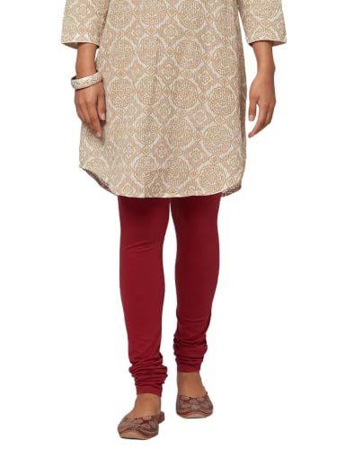 Image of Fabindia Womens Cotton Regular fit Churidar Pants