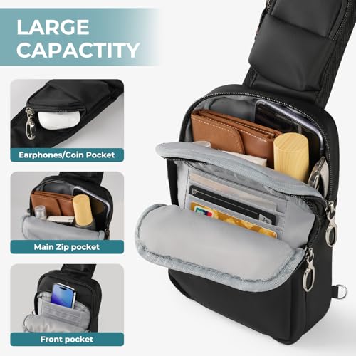 BROADREAM Anti-Theft Sling Bag