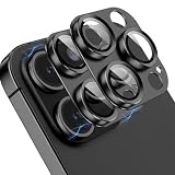 OAproda いPhone16Pro/16ProMax/15Pro/15ProMax用 カメラ保護 レンズ段差設計 耐衝撃 粘着性強い 貼りやすい