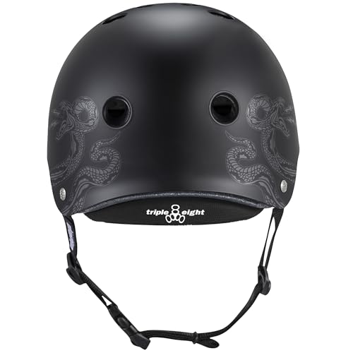 Triple Eight Deep Cover Helmet – Ideal for Skateboarding, Bicycling, BMX, and Roller Skating by Triple Eight - Used condition - US$68.21