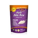 Eat Water Keto Slim Rice (Pack of 5 x 270g) Instant Organic Konjac Rice, Zero Carb, Low Calorie, Gluten, Fat & Sugar Free, Ready to Eat, Vegan High Fibre Food for Paleo Diet Friendly