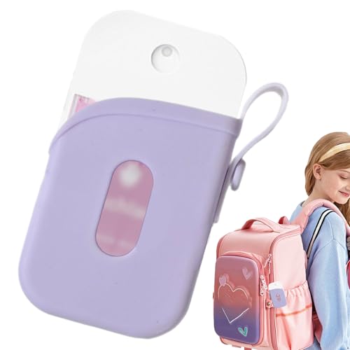 Generisch Funda protectora de silicona para botellas vacías, funda protectora resistente a los arañazos para camping, viajes y uso diario