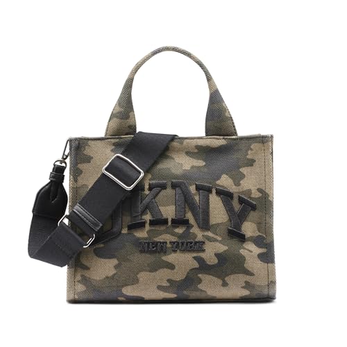 Bolso Tote pequeño de lona para mujer DKNY