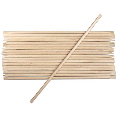 Outil manucure indispensable : 100 bâtonnets cuticules en bois pour nettoyer et repousser