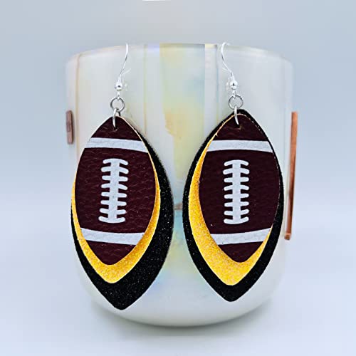 Football Earrings for Women, Football Jewelry, Athletic Team Spirit Accessories4