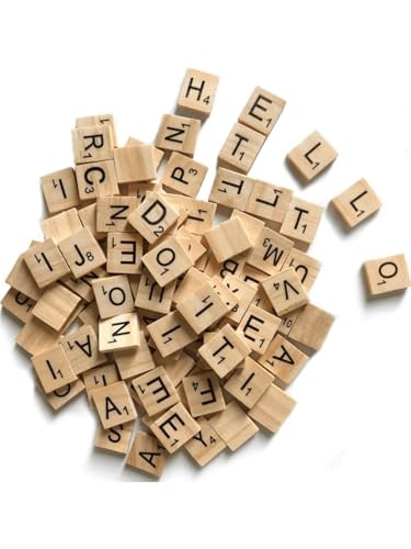 Piezas de Letras de Madera para Manualidades 418 pcs miniatura 2
