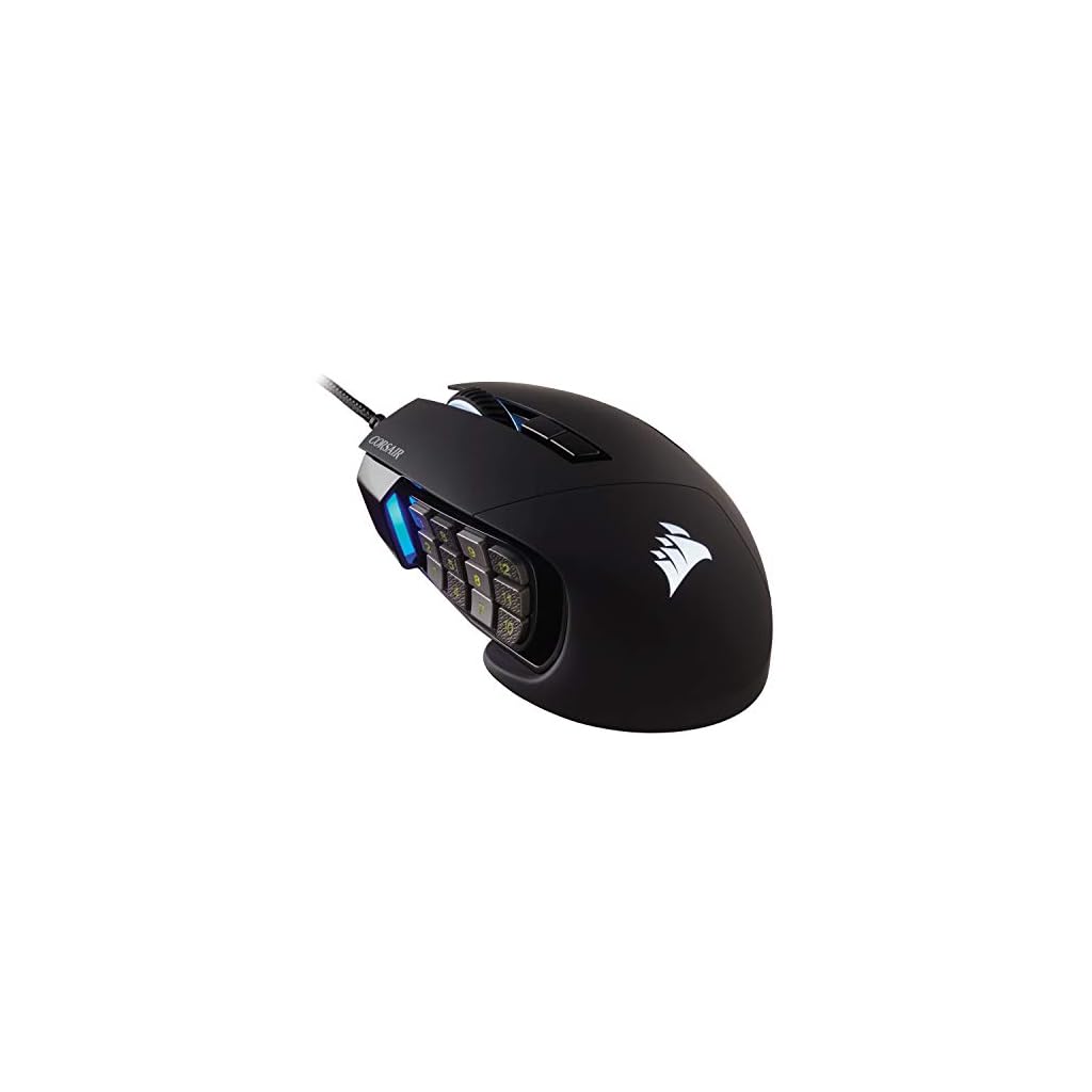 Corsair-Scimitar-RGB-Elite-MOBAMMO-Gaming-Mouse-Black-Backlit-RGB-LED-18000-DPI-Optical