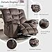 HAOMARKETS Oversized Electric Recliner Chairs with Massage and Heat, 41