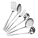 Produktbild Stanley Rogers Küchenhelfer 6er Set Edelstahl  Stylisches Kochbesteck für die Küche  Abseihlöffel, Fleischgabel, Schlitzwender, Schöpflöffel, Spaghettilöffel & Vorlegelöffel