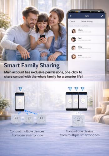 Image of AXORA Mini 16A Smart Switch | WiFi + Bluetooth | Compatible with Alexa & Google Assistant | Smart Life App Control | 2-Way Control | Timer, Schedule & LAN Control | DIY Retrofit For Home Automation