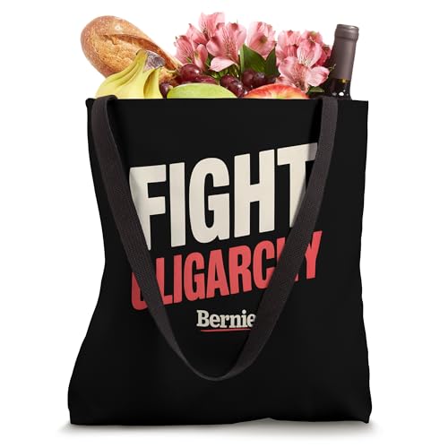 Bolsa Tote Fight Oligarchy Bernie Sanders Make America Trumpless miniatura 4