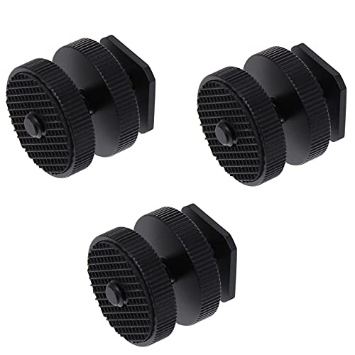 SOLUSTRE 3 PCS Tornillo de Cámara Adaptador Cámara Montaje de Zapatilla de Zapato Hot Adaptador...