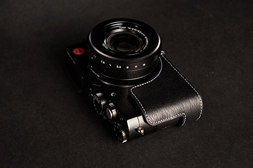 Handmade Genuine Real Leather Full Camera Case Bag Cover For Leica D-Lux Typ 109 D-Lux7 Black Color #TOP6