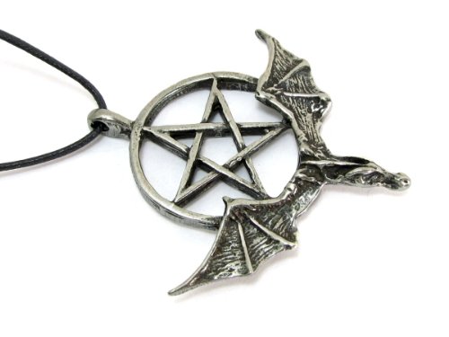 Creative Ventures Jewelry Pentacle of The Dragon Pewter Pendant, The Wiccan Collection