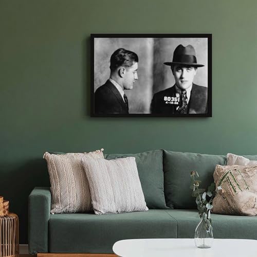 Impression sur toile Benjamin Bugsy Siegel de WCYB : décoration murale encadrée premium