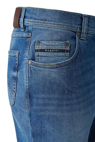 bugatti Herren Jeans Modern Fit – Bequeme Stretch Denim Hose für Alltag & Freizeit – Ganzjahresjeans – Ansicht 5