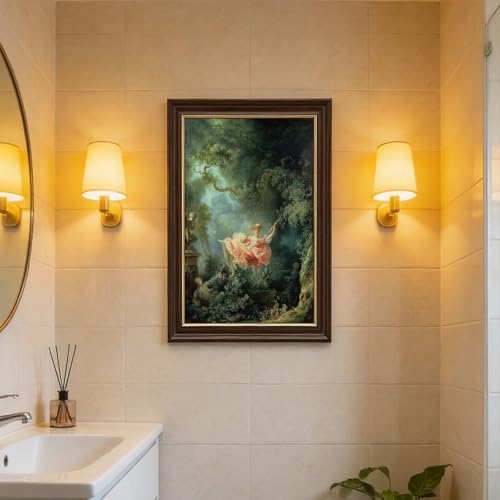 Impression toile Fragonard cadre suspendre deco murale bureau