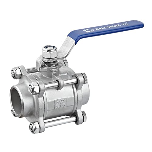 Robinet à tournant sphérique filetage BSP acier inoxydable vanne filetée DN40 - 2