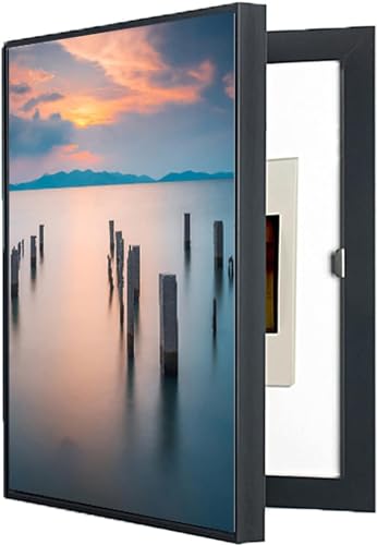 Couvercle de compteur détachable avec peinture décorative murale