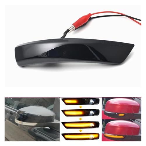 Lámpara LED intermitente de espejo para Focus y Mondeo, visibilidad en lluvia y carretera 3
