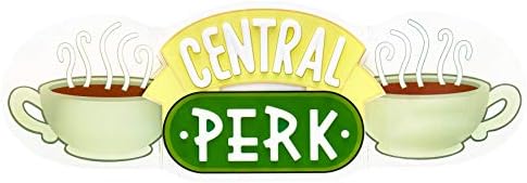 Paladone Central Perk LED Neon Light - Wall Mountable - Officially Licensed Friends Show Merchandise, Green, 37.50 x 2.17 cms