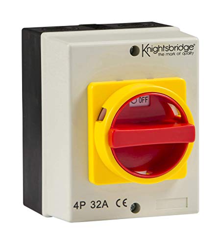 Aislador Eléctrico para Motores Externos Knightsbridge IN0026 4P 32A 2