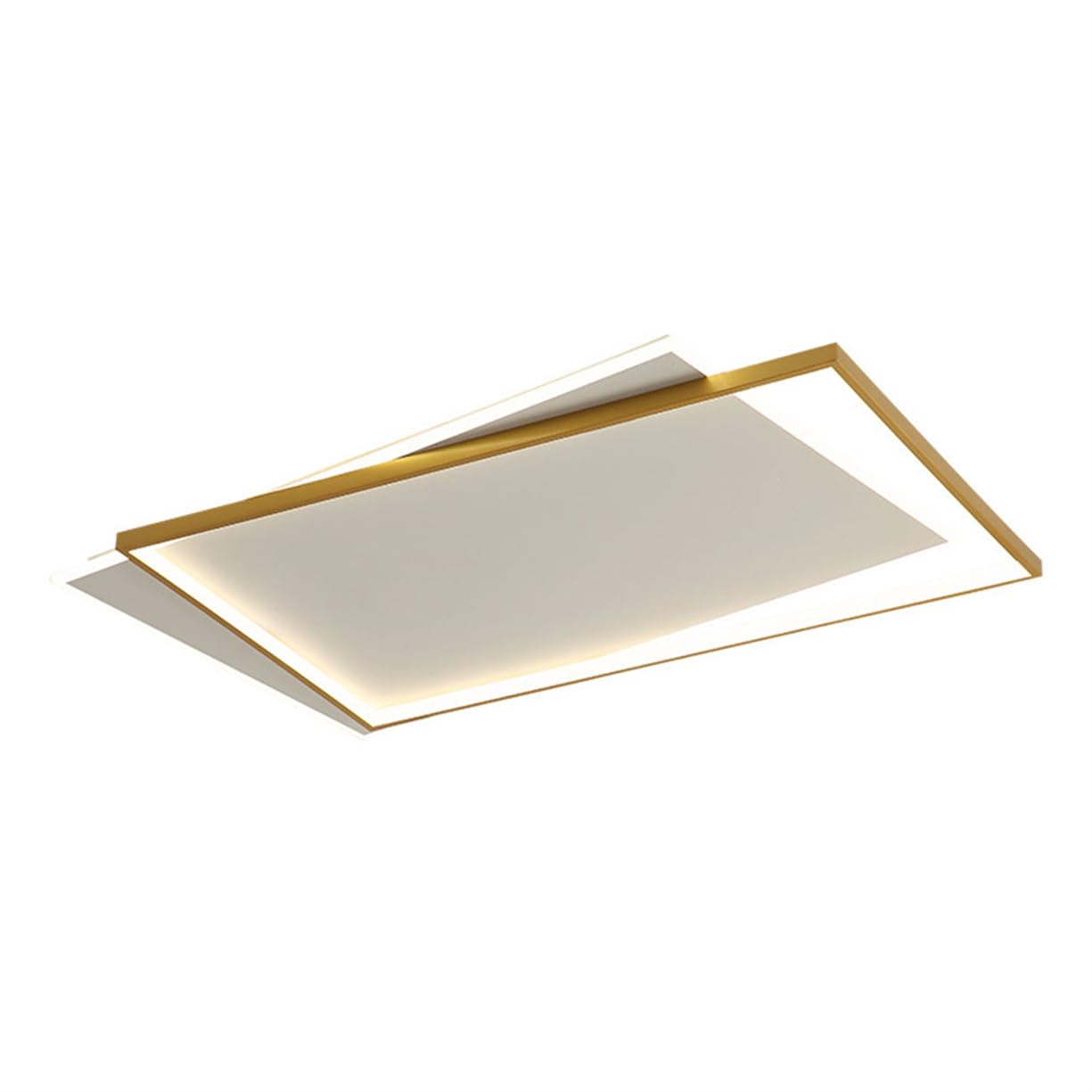 JXYDJH Flush Mount 36W Gold LED Fixtures with Acrylic Metal Lamp Shade Dimmable 3CCT - Unique Ring Design Entryway Ceiling Lights for Dining Room Bedroom Hallways - Matte Black Ceiling Lamp