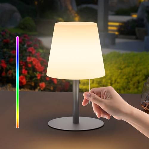 Led Tischlampe Outdoor,Led tischlampe kabellos für Außen 8 Farben mit...