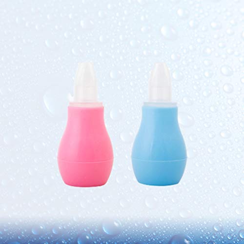 Milisten 2 Pcs Aspirador Nasal Do Bebê Limpador de Nariz Infantil Criança Orelha Seringa Bulbo Remov