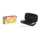 Datenspeicher: 32 GB Nintendo Switch Lite, Standard, gelb + iMW Transport-Case für Nintendo Switch Lite, Schwarz