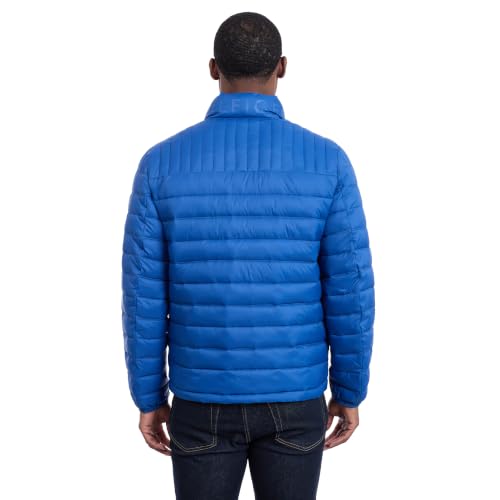 Image of Tommy Hilfiger Mens Embroidered Logo Puffer Jacket