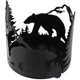 TOPBATHY Kerzenständer Teelicht Aus Metall in Tierform Tischdekoration Für Weihnachtsfeiern Stabiler Und Langlebiger Kerzenhalter Für Wohnzimmer Und Schlafzimmer