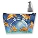 Produktbild Schminktasche Kosmetik Goldfisch Tier Wasserflasche Tragbare Kosmetiktasche Mobile Trapez Aufbewahrungstasche Reisetaschen mit Reißverschluss