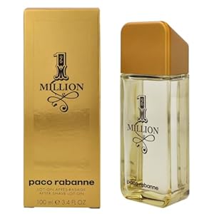 Paco Rabanne – 1 Million for Men After Shave Lotion Black 101 ml (Pack of 1)