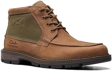 Clarks Men's Maplewalk Moc Oxford Boot, Brown Combi, 11 | Image 3