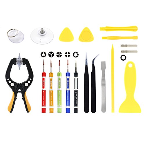Ensemble d'outils de réparation téléphone JF-8148 19 en 1 avec sac de rangement