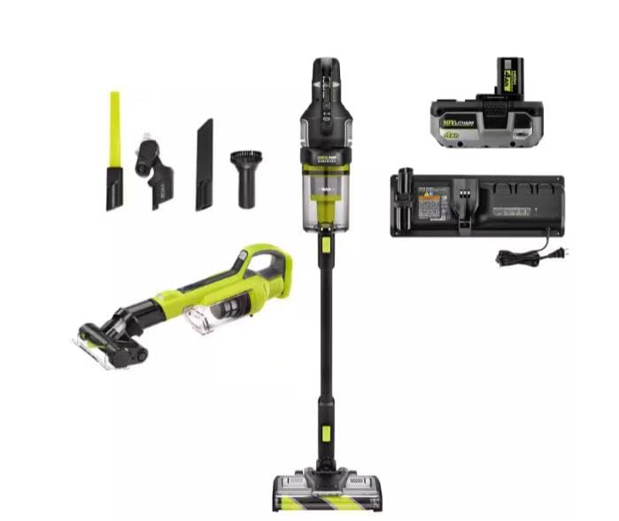 PBLSV719K-PCL700B Fits For RYOBI HP 18V Brushless Cordless Advanced WHISPER Series Stick Vacuum Kit with FREE Hand Vacuum